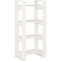 vidaXL Bibliothèque/Séparateur de pièce Blanc 60x35x125 cm Bois massif