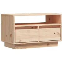 vidaXL Armoire TV 60x35x37 cm pin massif