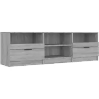 vidaXL Armoire TV Gris Sonoma 150x33,5x45 cm Bois composite