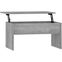 vidaXL Table basse Gris Sonoma 80x50,5x41,5 cm Bois composite