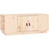 vidaXL Table basse 100x50x41 cm pin massif