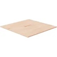 vidaXL Dessus de table carré 70x70x1,5 cm Bois chêne massif non traité