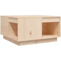 vidaXL Table basse 60x61x32,5 cm pin massif