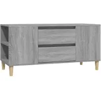 vidaXL Armoire TV Gris Sonoma 102x44,5x50 cm Bois composite