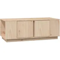 vidaXL Table basse 110x50x40 cm pin massif