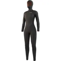 Mystic Gem 6/4/3 Mm Woman Long Sleeve Chest Zip Neoprene Suit Marron XS Femme