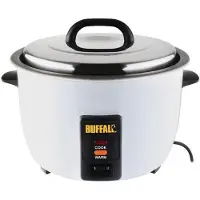 Buffalo Cuiseur à riz Gastro – 4,2 L de riz sec, capacité totale de 10 L, cuve intérieure antiadhésive, 230 V
