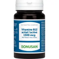 Bonusan Vitamine B12 Active 1500 mcg 180 pc(s) Comprimé(S)