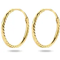 Marie-Celeste Celeste Oorringen Diamanted - 12 mm - Gold