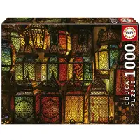 Educa Puzzle 1000 pièces : Collage de lanternes - - Nature morte et objets - 68x48cm