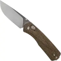 The James Brand Couteau pliant The Carter - OD Green / Stainless / Micarta /Straight