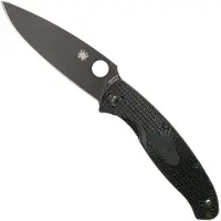 Spyderco Couteau pliant Resilience, noir