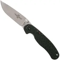 Ontario Couteau pliant RAT IA SP Linerlock A/O, noir