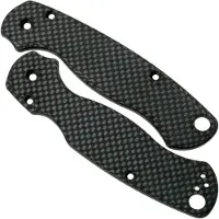 Flytanium Classic Carbon Fiber Scales for Spyderco Paramilitary 2