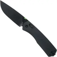 The James Brand Couteau pliant The Carter XL - Black / Black / G10 / Straight
