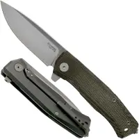 Lionsteel Couteau pliant MYTO Micarta, vert