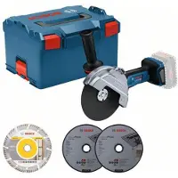 Bosch Meuleuse d'angle 18V GWS 18V-180 P (sans batterie ni chargeur) L-BOXX - - 06019H6L02