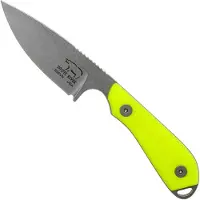 White River Knives M1 Backpacker Pro Yellow G10 couteau fixe, étui Kydex
