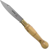 Nontron No. 22 Turning Ferrule, Boxwood, ball shape NN22BO couteau de poche