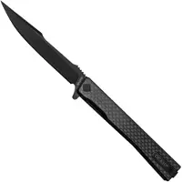 Ocaso Couteau pliant Solstice Harpoon Black, Carbon Fibre
