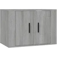 vidaXL Armoire TV murale Gris Sonoma 57x34,5x40 cm