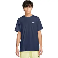 Nike T-Shirt 'Club' bleu marine / blanc