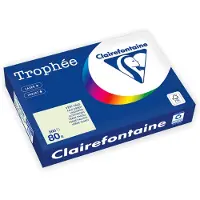 Clairefontaine Vert clair A4 Papier couleur 160 g/m² (250 feuilles)