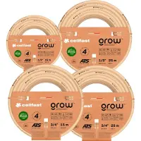 Cellfast Tuyau D'arrosage Grow 25m Robuste, 3/4", 25m, Anti-torsion -