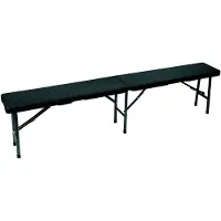 Perel Banc Pliable - Imitation Rotin - 180 X 25 X 43 Cm