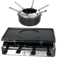 Emerio RG-124930 Raclettegrill,8 Pfannen antihaft tat