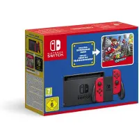 Nintendo Switch Rouge + Super Mario Odyssey