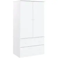 vidaXL Armoire ALTA Blanc 90x55x170 cm Pin massif