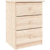 vidaXL Table de chevet ALTA 41x35x55,5 cm bois de pin massif