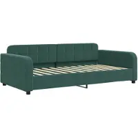 vidaXL Lit de jour vert foncé 90x200 cm velours
