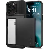 Spigen Coque Slim Armor pour Apple iPhone 15 Pro - Noir