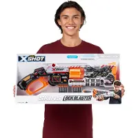 XShot Pistolet à mousse - Skins Lock Blaster av. Fléchettes en - - UneTaille - Jouets