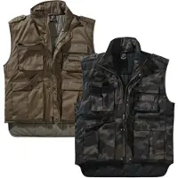 Brandit Gilet 'Ranger' noisette / gris / sapin