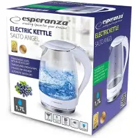 Esperanza Bouilloire électrique EKK011W 1,7 L Blanche. Multicolore 2200 W