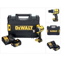 DeWalt DCD 805 M1T Perceuse-visseuse à percussion sans fil 18 V 90 Nm Brushless + 1x batterie 4,0 Ah + chargeur + TSTAK