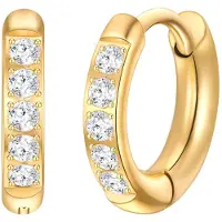 Eastside Boucles d'oreilles jaune d'or / transparent