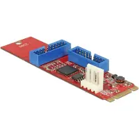DeLOCK Adaptateur M.2 NGFF vers 2x USB 3.0 -