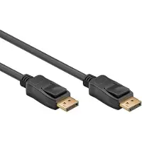 Goobay 61696 câble DisplayPort 1 m Noir