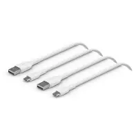 Belkin BoostCharge câble USB USB 2.0 1 m USB A USB C Blanc