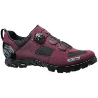 Sidi MTB Turbo, couleur bordeaux/noir, taille 41. VTT, puissant.