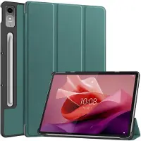 IMoshion Coque tablette Trifold pour Lenovo Tab P12 - Vert foncé