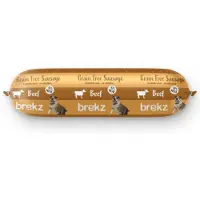 Brekz Saucisse au bœuf et poulet sans céréales pour chien (600 gr)