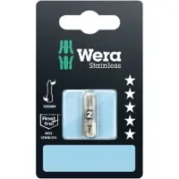 Wera Embout cruciforme PZ 2 05073614001 acier inoxydable Forme: D 6.3 1 pc(s)