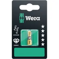 Wera Embout cruciforme PZ 2 05073337001 Acier à outils revêtement diamanté Forme: D 6.3 1 pc(s)