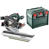Metabo Set KS18LTX57 Akku-Handkreissäge 18V metaBOX 340 mit Kappschiene