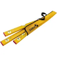 Stabila PRO SET 80 AS 19714 Jeu de niveaux à bulle 30 cm, 60 cm, 120 cm 0,5 mm/m